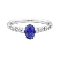 Anello Recarlo Donna Anniversary Gems in Oro bianco Zaffiro 1.02 Ct R79SP218/ZB040-14 - R79SP218/ZB040-14